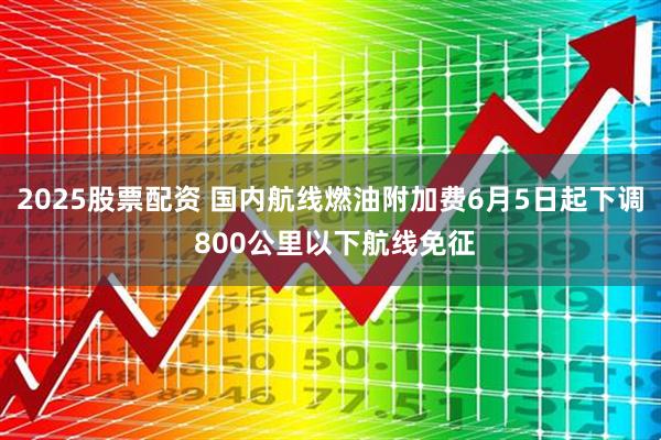 2025股票配资 国内航线燃油附加费6月5日起下调 800公里以下航线免征